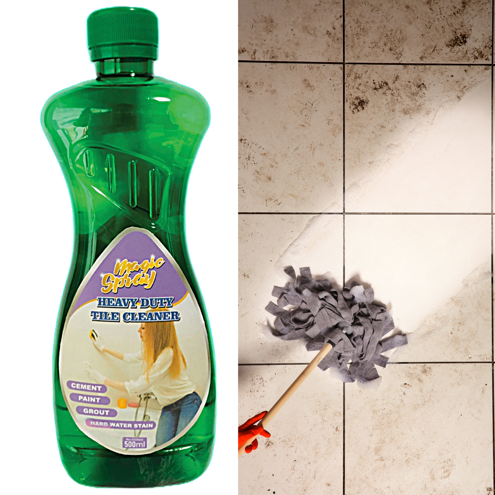 Magic Spray Heavy-Duty Tile Cleaner - Remove Ink, Cement, Rust & More ...