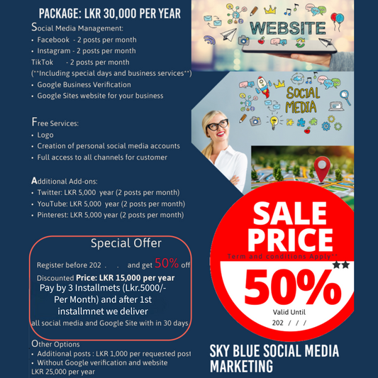 Social Media Management Package